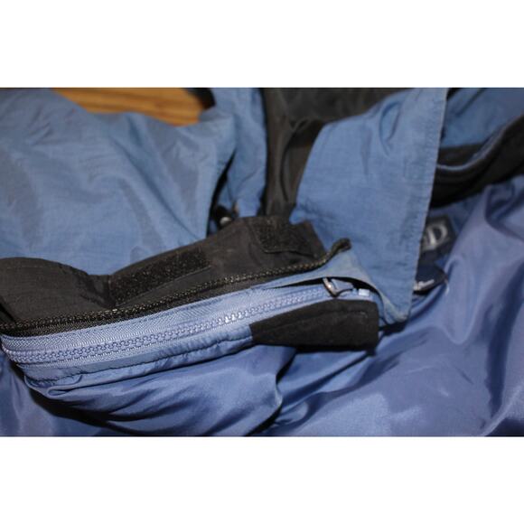 Lands’ End Women’s Blue Black Hooded Parka Jacket Size M (10–12) Regular - Picture 7 of 7